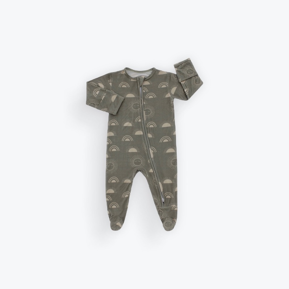 Boho Sun Bamboo Footie